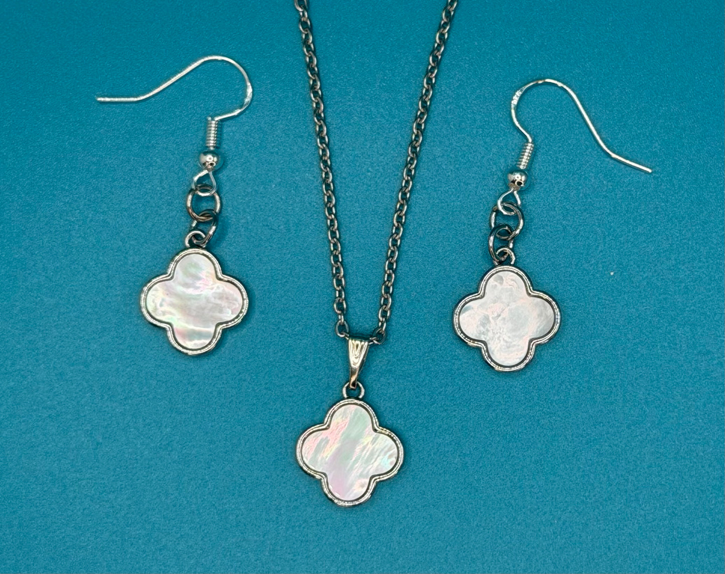 Mother of Pearl Clover Jewelry