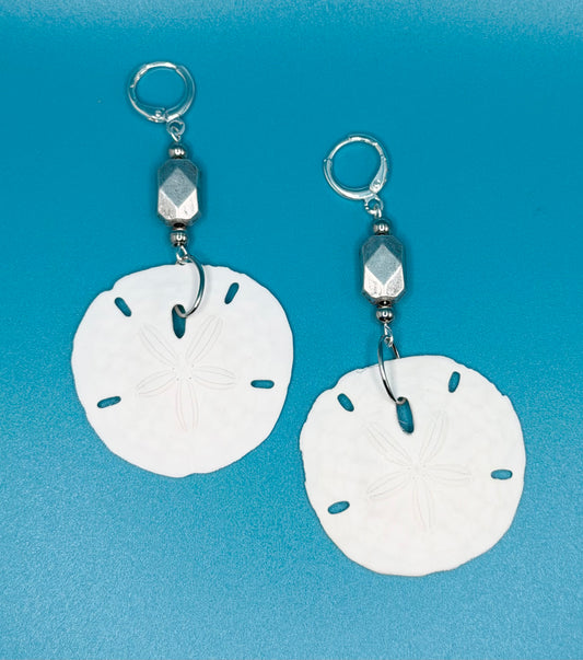 Sand dollar earrings