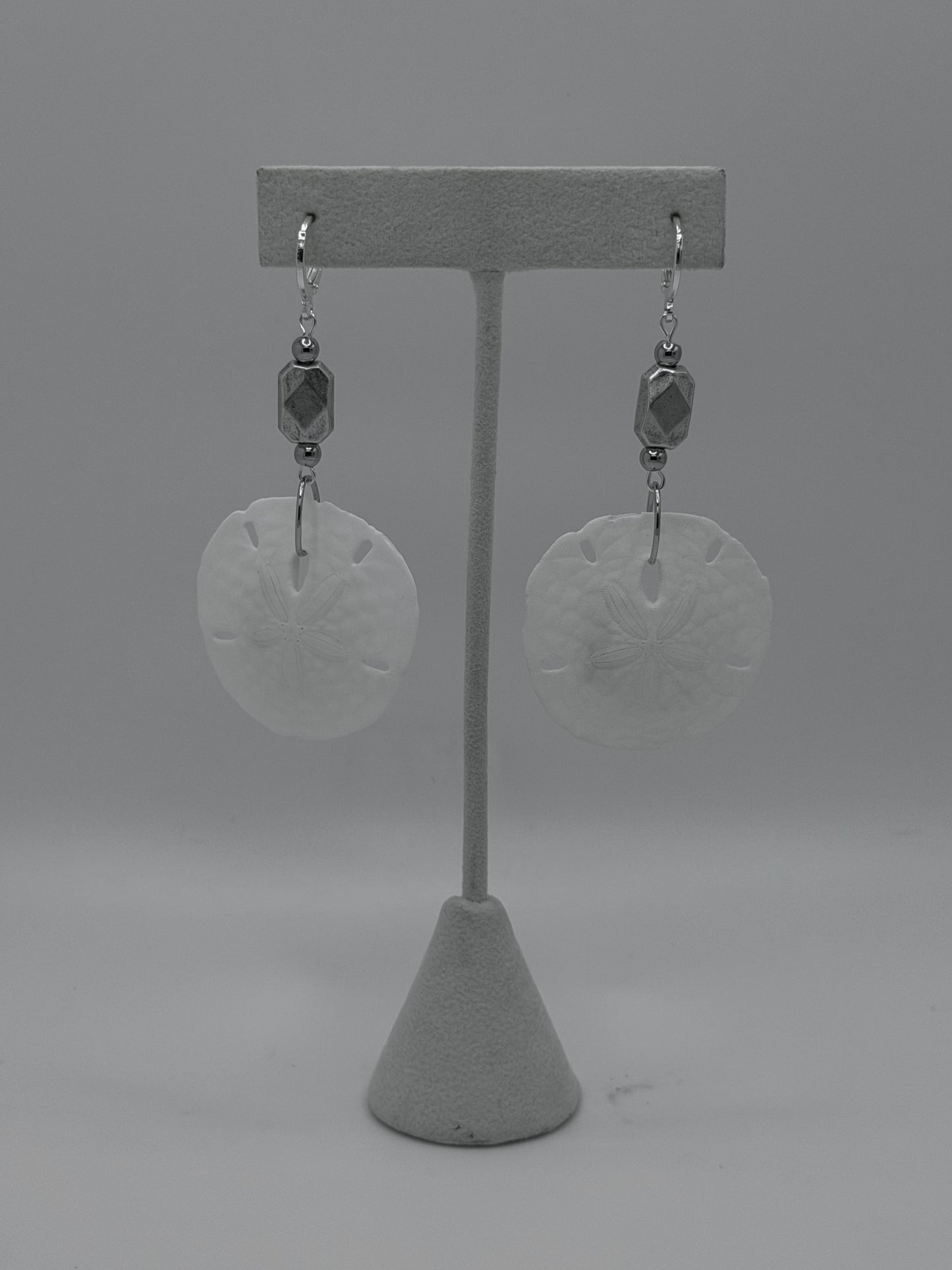 Sand dollar earrings