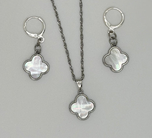 Mother of Pearl Clover Jewelry
